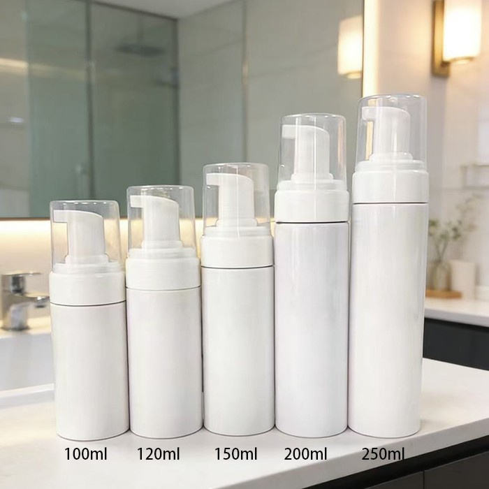 facial foam cleanser bottle
