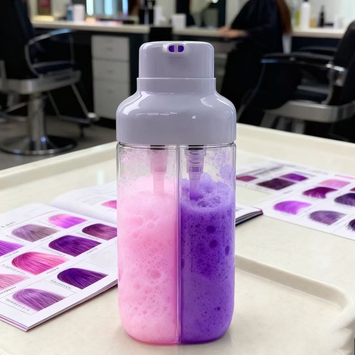 hair colour shampoo bottle
